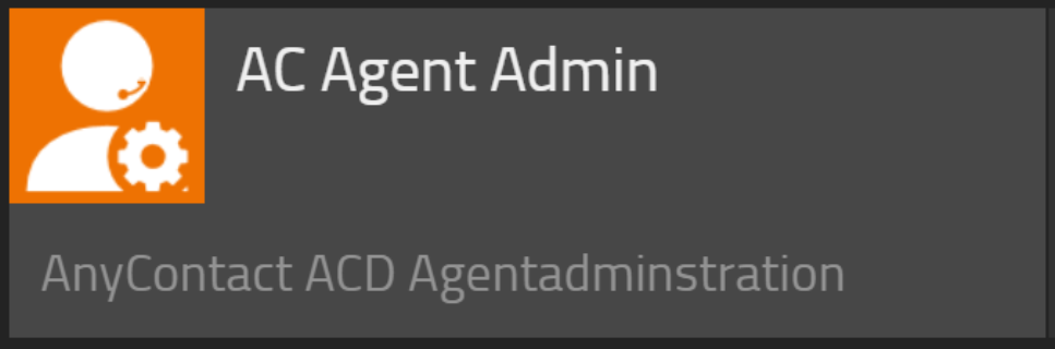 AC Agent Admin